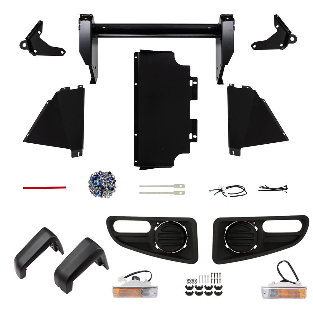 ARB Deluxe Frontschutzbügel Stahl schwarz – Toyota Land Cruiser Prado 120 (2003–2009), montiert