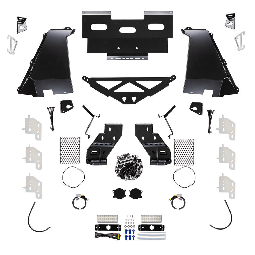 ARB Commercial Bull Bar (Combar) mattschwarz für Toyota Land Cruiser 300 GX/GXL ab 08/2021 – Detailansicht