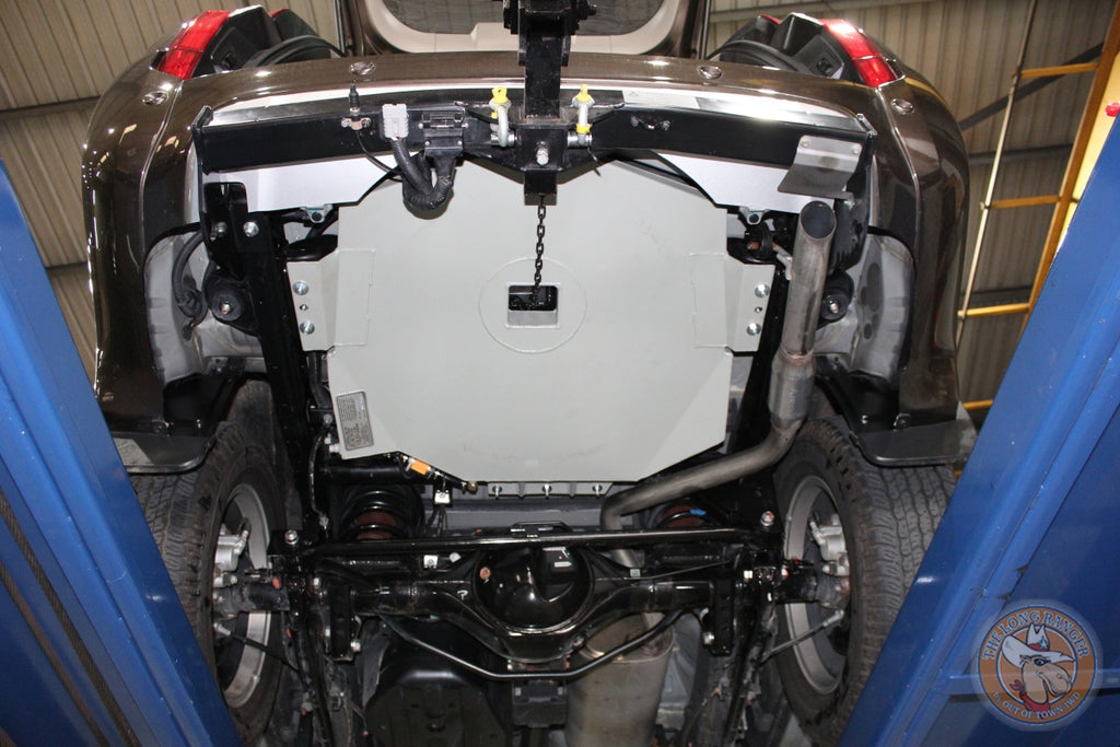 Long Ranger TA79S 44L Dieseltank Pajero Sport – Montageansicht